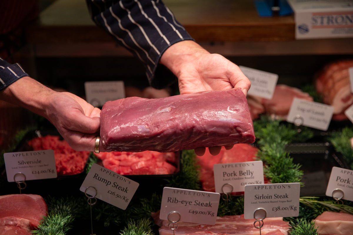 Centre Cut Beef Fillet 1kg | Appleton's Butchers