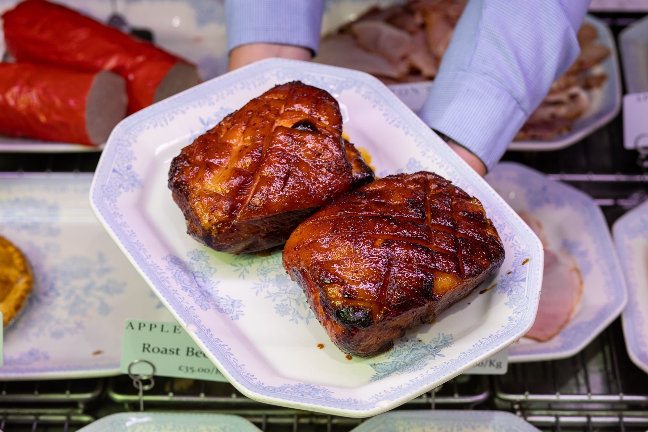 Honey & Mustard Glazed Ham Corner 900g to 1kg | Appleton's Butchers